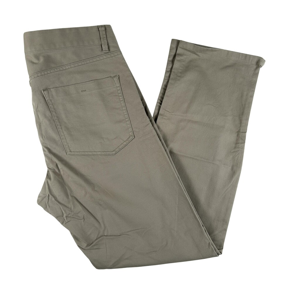 Theory Pants Mens 33x29 Beige Haydin Writer Stretch Chino 5-Pocket Tapered Leg